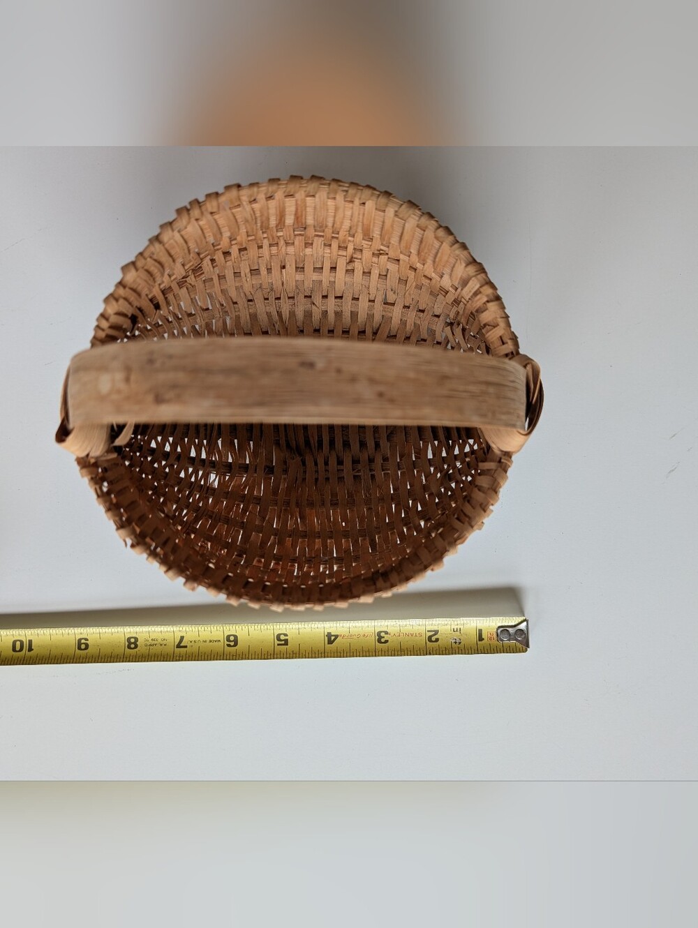 Handwoven Small Buttock  Basket Vintage - Picture 6 of 7
